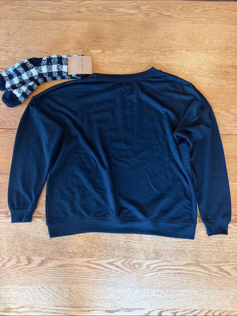 Rae Dunn "Drink Up Witches" Sweatshirt & Cozy Socks Loungewear Set - Picture 9 of 12